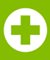 Hospital green cross icon