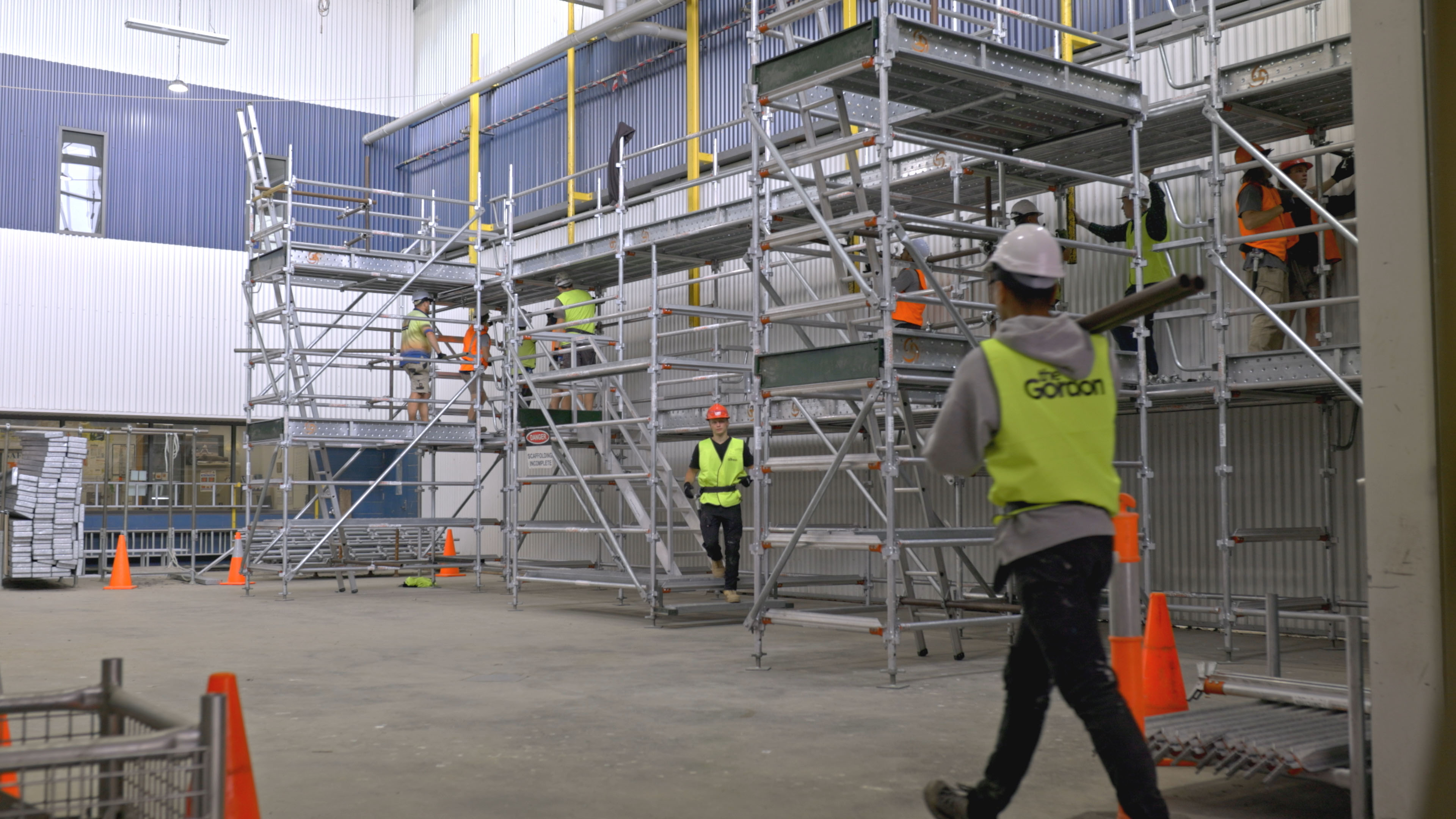 Image of a building works project with scaffolding