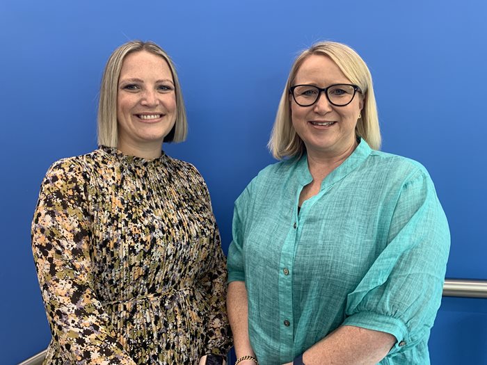 Tracey Jeffery and Carly Brennan from Local Jobs Program, Barwon region