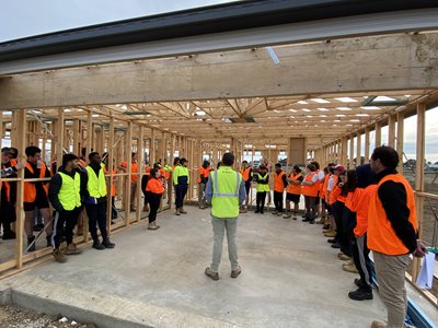 The Gordon and Master Builders Geelong Section host Year 9-Year 11 students at the Building Careers Geelong initiative