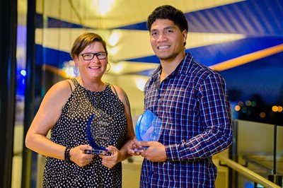 Leanne Chirgwin Student of the Year, Gerritt Maiai Apprentice of the Year.