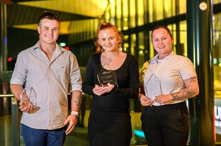 Trey McAuley CEO Award 2023, Charlotte Brunt Student of the Year 2023, Kyanne Dunlop Apprentice of the Year 2023