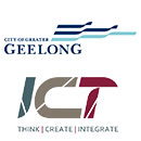 Logos for City of Greater Geelong and ICT
