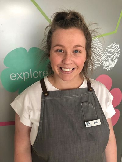 Gordon student, Emily Bartlett, on placement at Elements Childcare and Early Learning